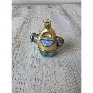 Vintage Christborn Gardner water glass ornament garden Xmas glass tree glitter‎